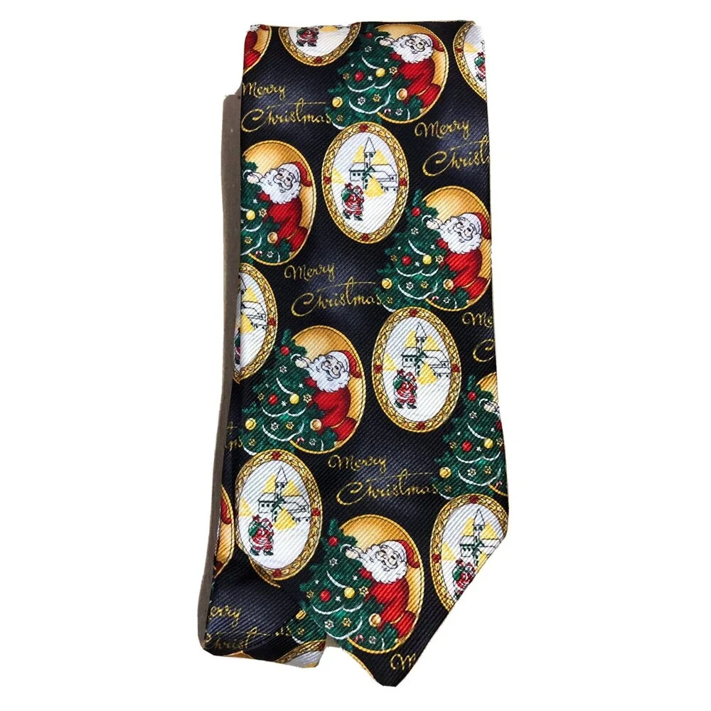 NWOT Robert Talbott Silk Tie Christmas Santa Best of Class